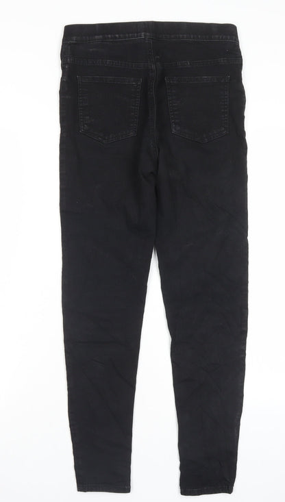 Womens UK Size 10 Marks and Spencer Regular Fit Jegging Black Trousers