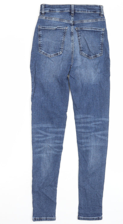 Womens UK Size 6 Marks and Spencer Regular Fit Skinny Blue Jeans