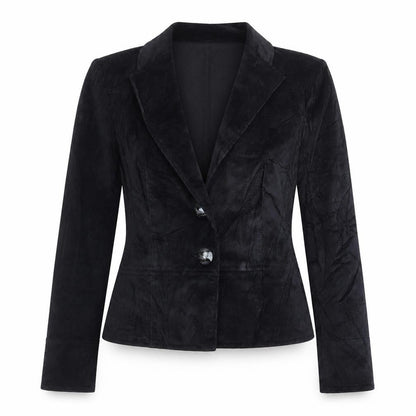 Xe Womens Black Jacket Blazer Size 12 Button
