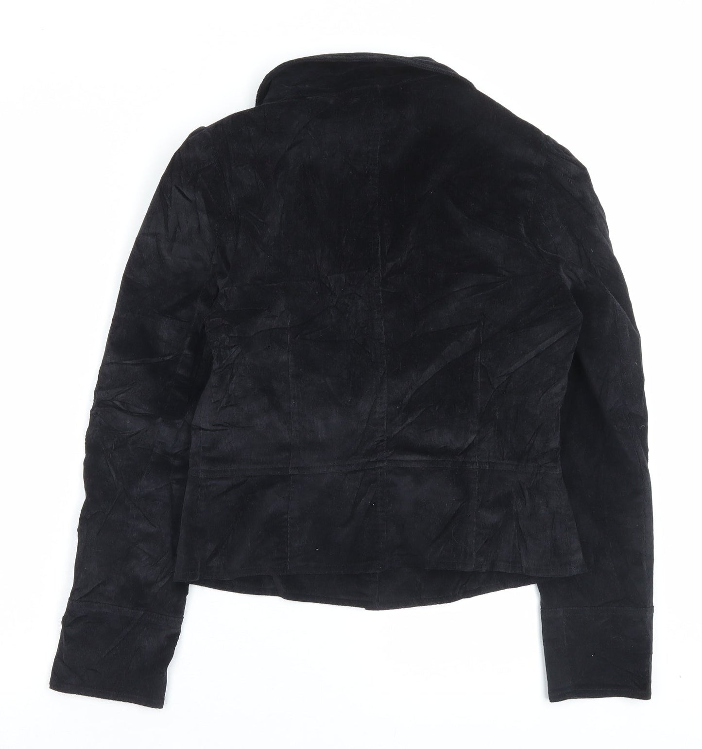 Xe Womens Black Jacket Blazer Size 12 Button