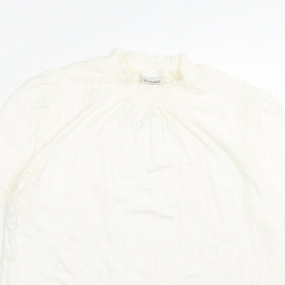 Damart Womens Ivory Viscose Basic T-Shirt Size 10 Halter