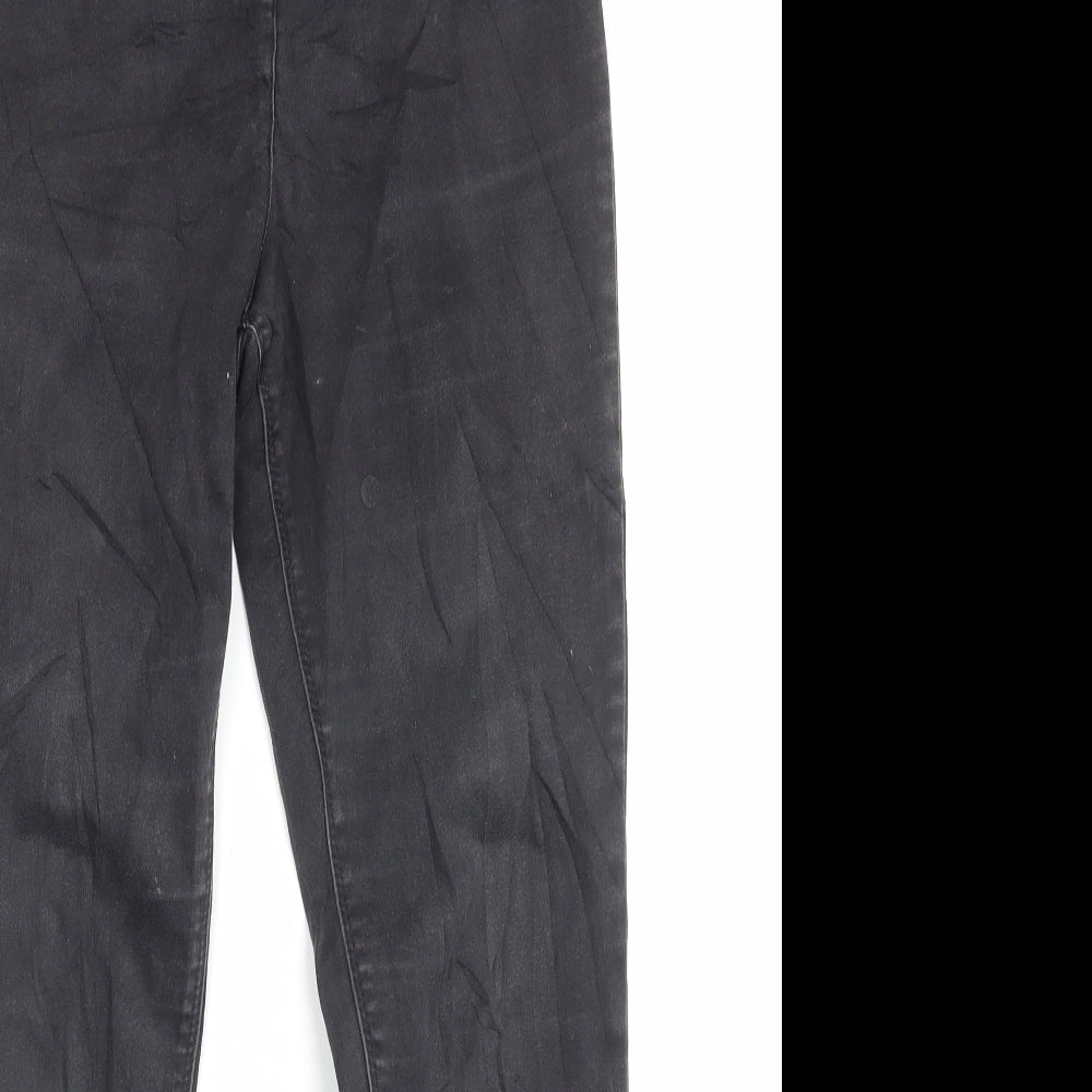 Womens UK Size 12 Papaya Regular Fit Skinny Grey Jeans