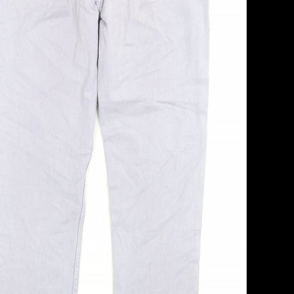 Womens UK Size 12 Marks and Spencer Regular Fit Straight Purple Jeans