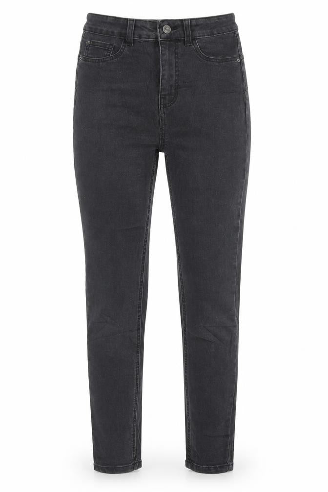 Denim & Co. Womens Black Cotton Skinny Jeans Size 10 L29 in Regular Button