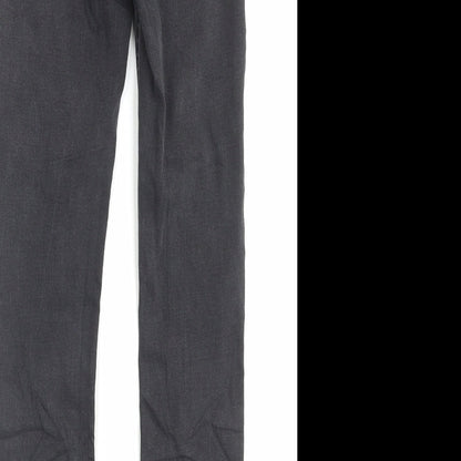 Denim & Co. Womens Black Cotton Skinny Jeans Size 10 L29 in Regular Button