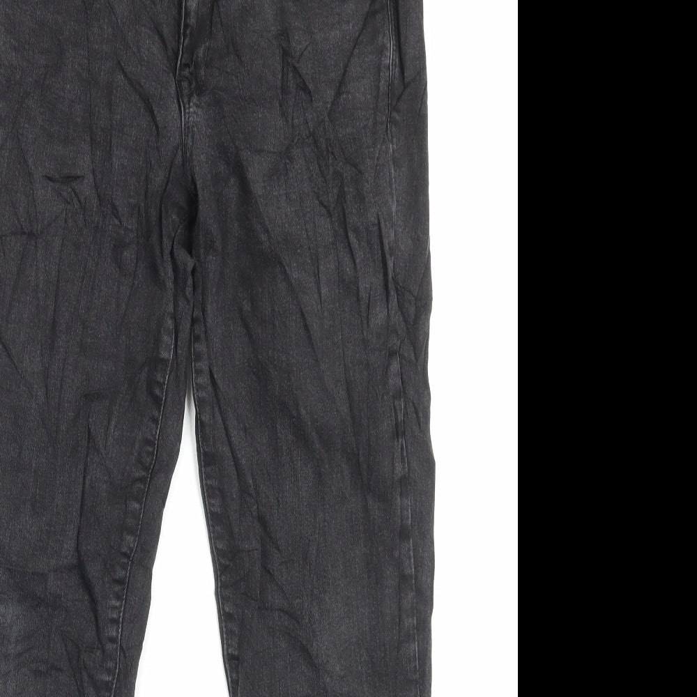 Gap Mens Black Cotton Straight Jeans Size 31 in L29 in Regular Button - Short Leg