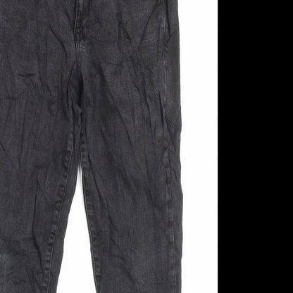 Gap Mens Black Cotton Straight Jeans Size 31 in L29 in Regular Button - Short Leg