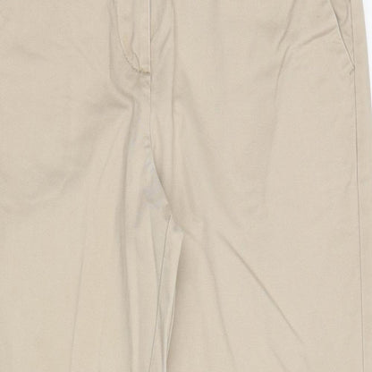 Womens UK Size 12 NEXT Regular Fit Chino Beige Trousers