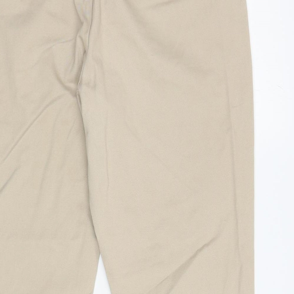 Womens UK Size 12 NEXT Regular Fit Chino Beige Trousers