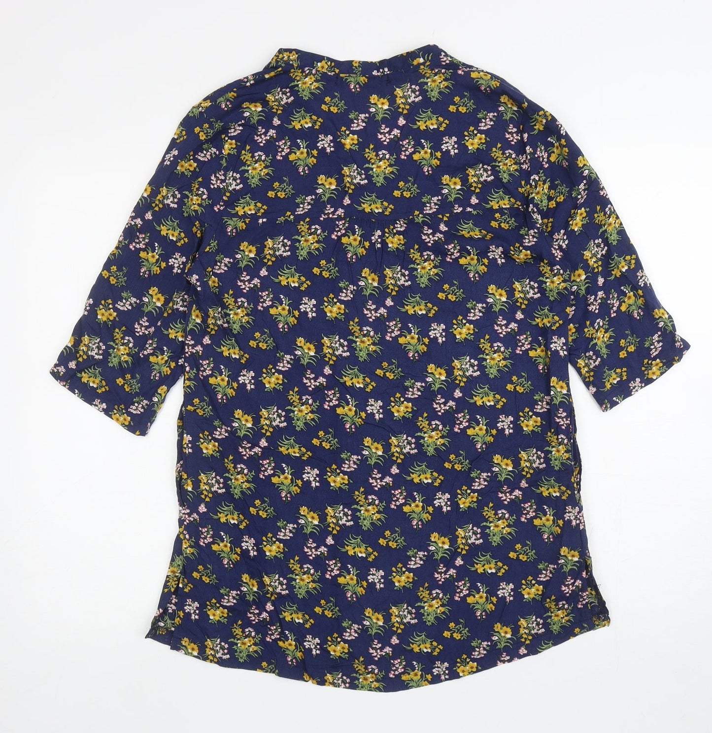Womens UK Size M Ravi Famous Blue Tunic T-Shirt