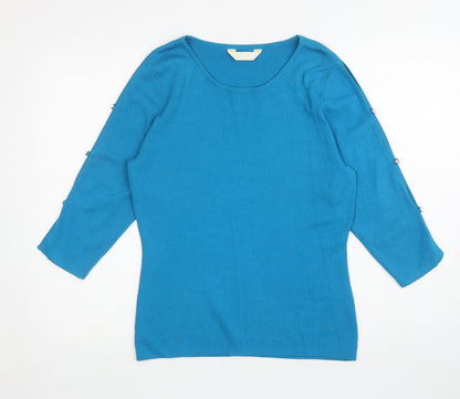Womens UK Size 16 For Women Blue Pullover Jumper