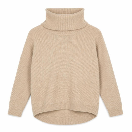 Womens UK Size 10 Miss Selfridge Beige Pullover Jumper