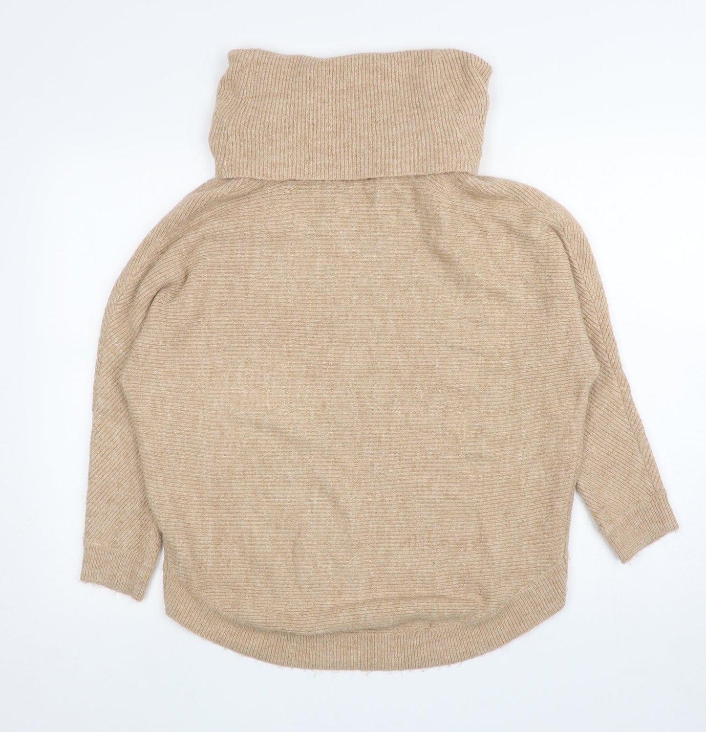 Womens UK Size 10 Miss Selfridge Beige Pullover Jumper