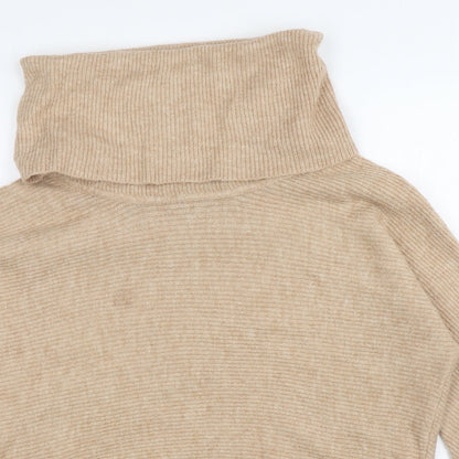 Womens UK Size 10 Miss Selfridge Beige Pullover Jumper