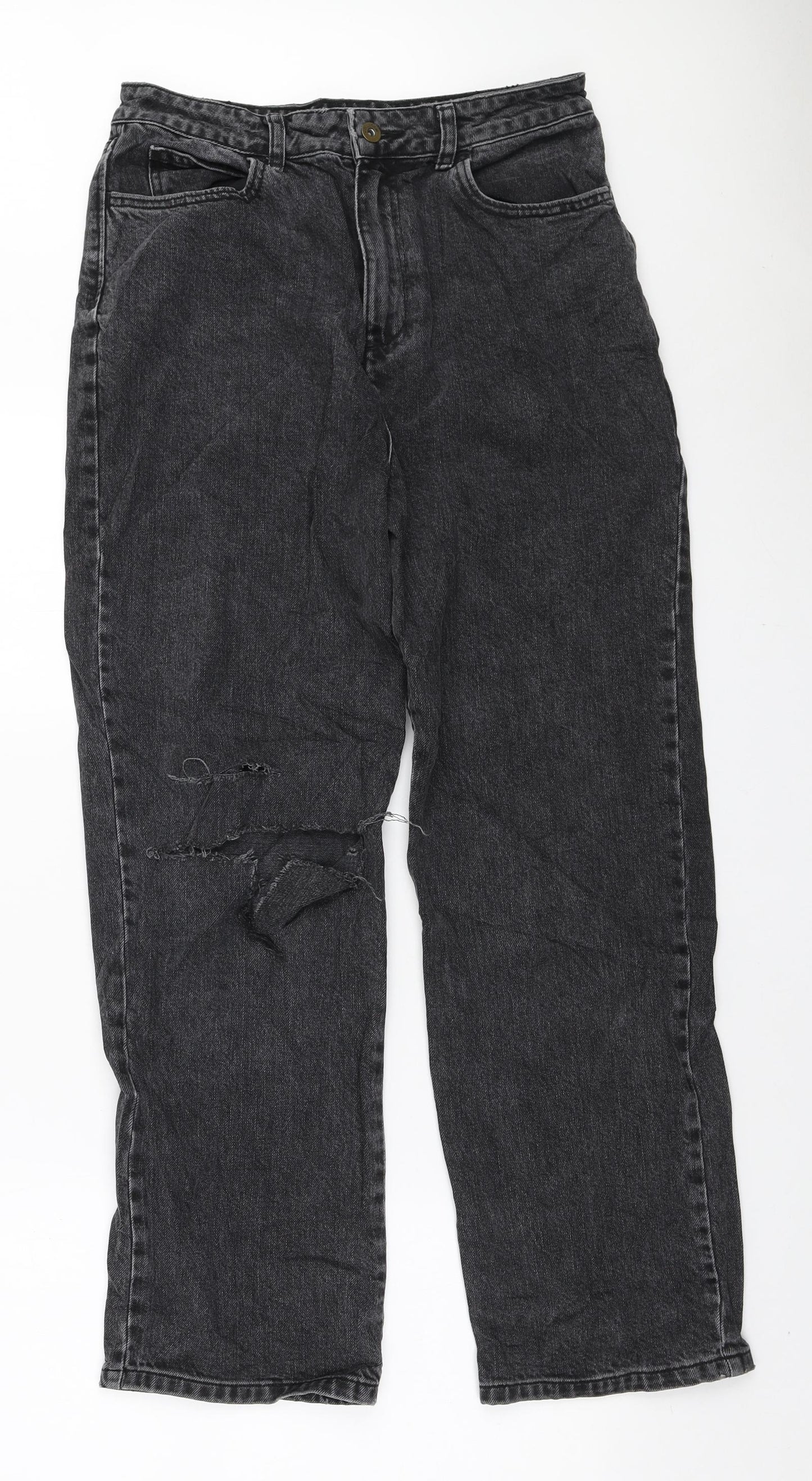 COLLUSION Womens Black Cotton Skinny Jeans Size 28 in L30 in Regular Zip