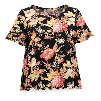 Womens UK Size 10 Topshop Multicoloured Basic Blouse