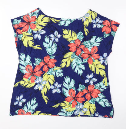 Womens UK Size 16 Bonmarché Multicoloured Basic Blouse