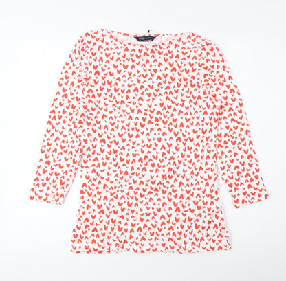 Womens UK Size 10 Marks and Spencer Red Basic Blouse