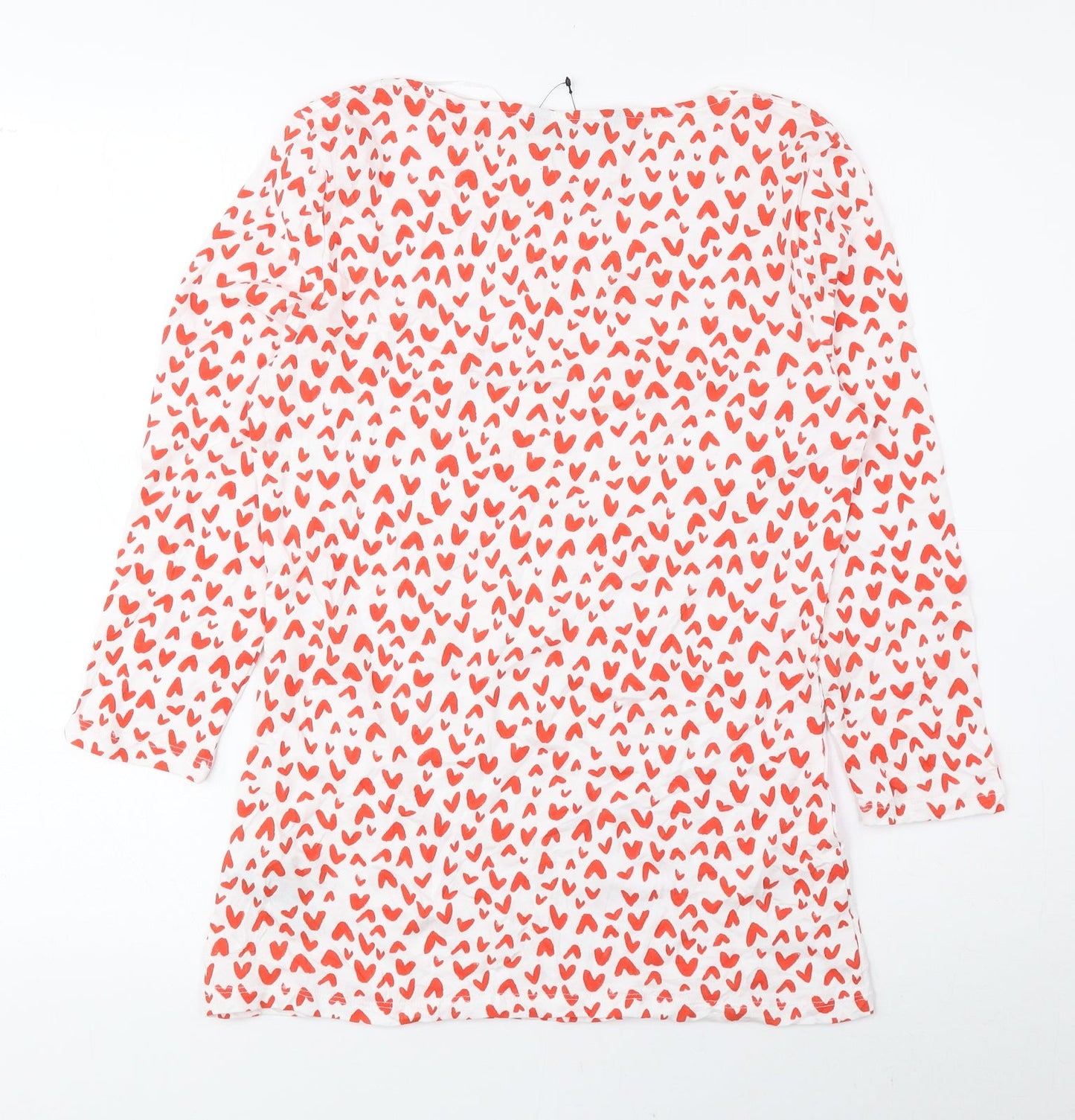 Womens UK Size 10 Marks and Spencer Red Basic Blouse