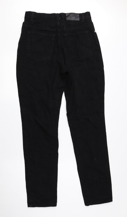 New York Womens Black 100% Cotton Tapered Jeans Size 8 L30 in Regular Zip