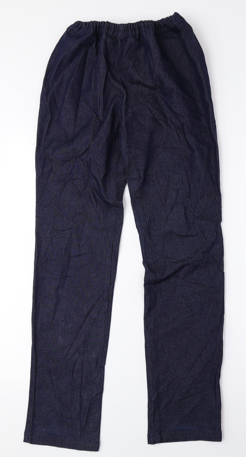 Womens UK Size XL Preworn Regular Fit Tapered Blue Jeans