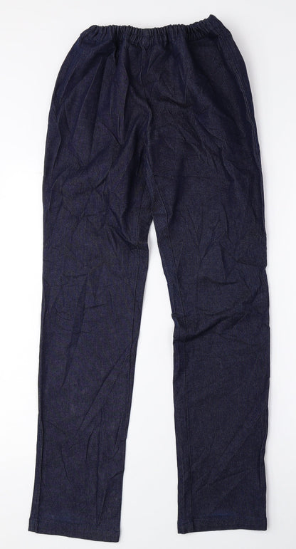 Womens UK Size XL Preworn Regular Fit Tapered Blue Jeans
