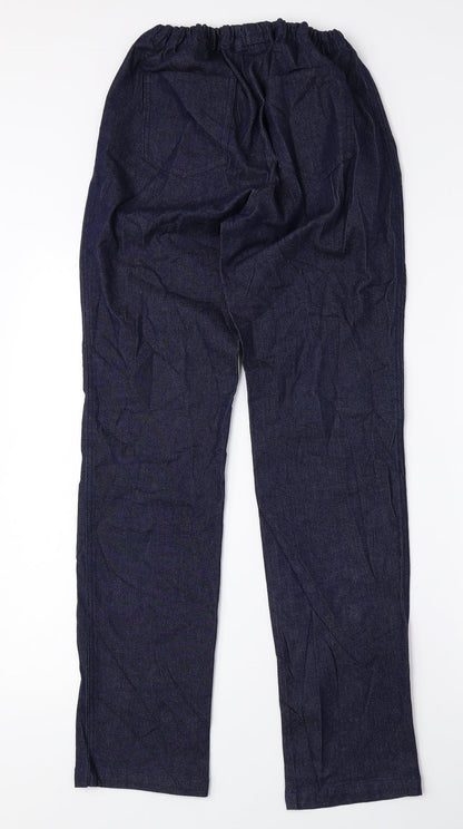 Womens UK Size XL Preworn Regular Fit Tapered Blue Jeans