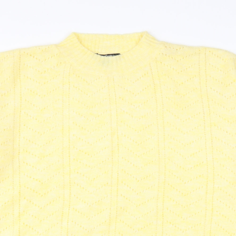 Womens UK Size 14 ESMARA Yellow Pullover Jumper