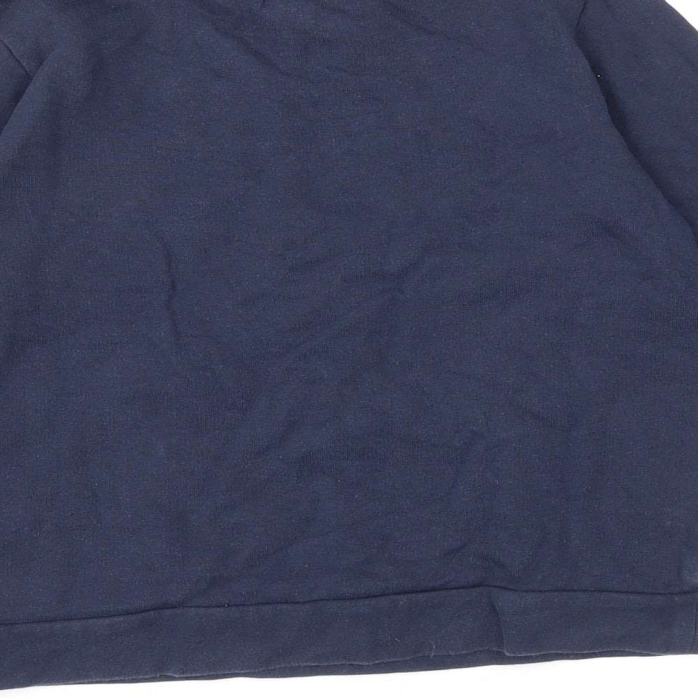 River Island Boys Blue Cotton Pullover Sweatshirt Size 9-10 Years Pullover