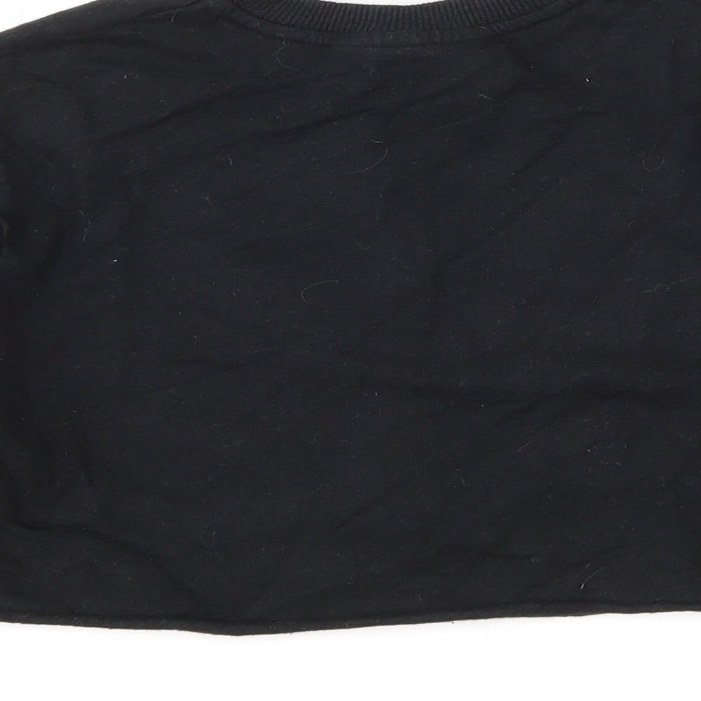 Preworn Girls Black Cotton Pullover Sweatshirt Size 9-10 Years Pullover - Harry Potter