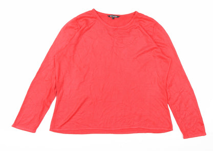 Womens UK Size 18 Bonmarché Red Pullover Jumper