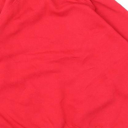 Trutex Womens Pink Cotton Pullover Sweatshirt Size 2XS Pullover
