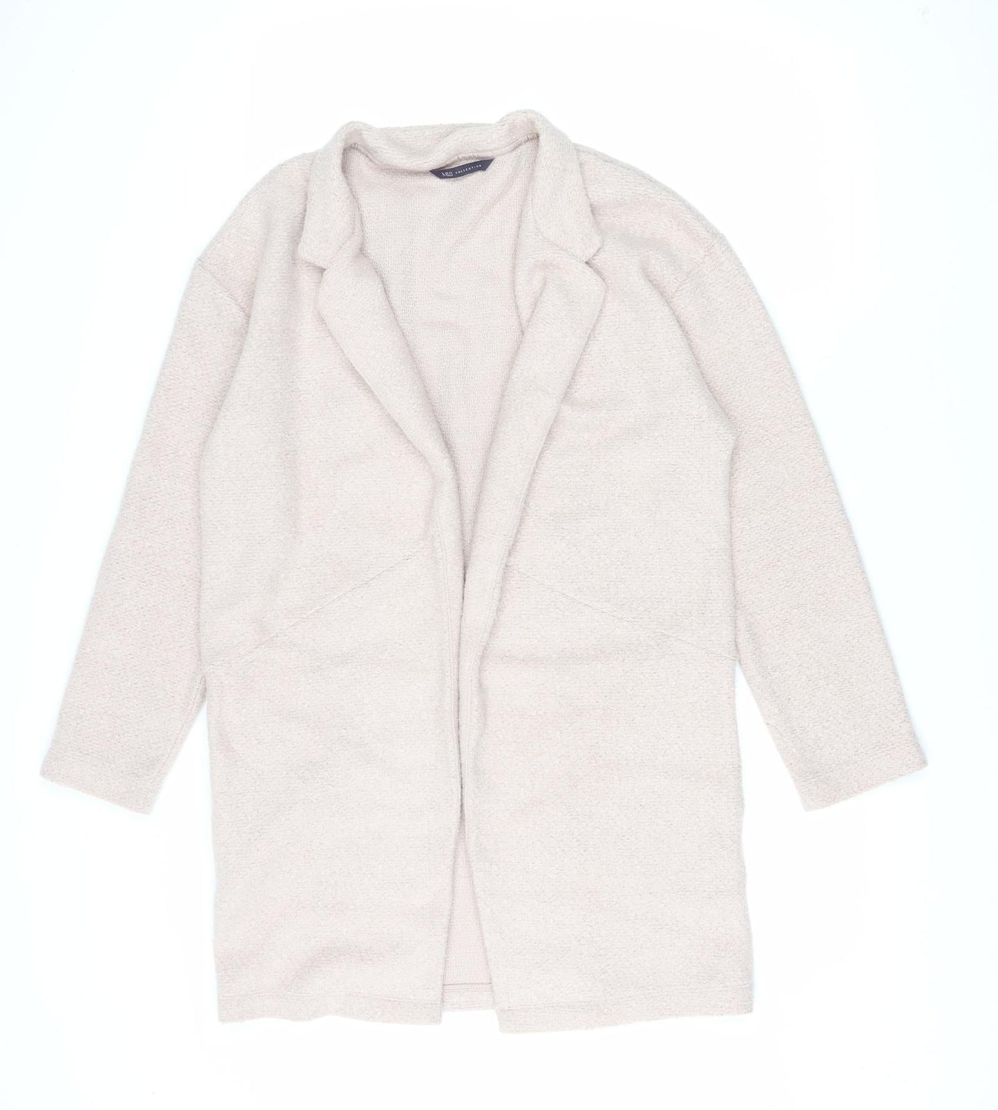 Womens UK Size 10 Marks and Spencer Pink Overcoat