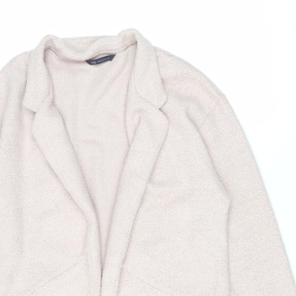 Womens UK Size 10 Marks and Spencer Pink Overcoat
