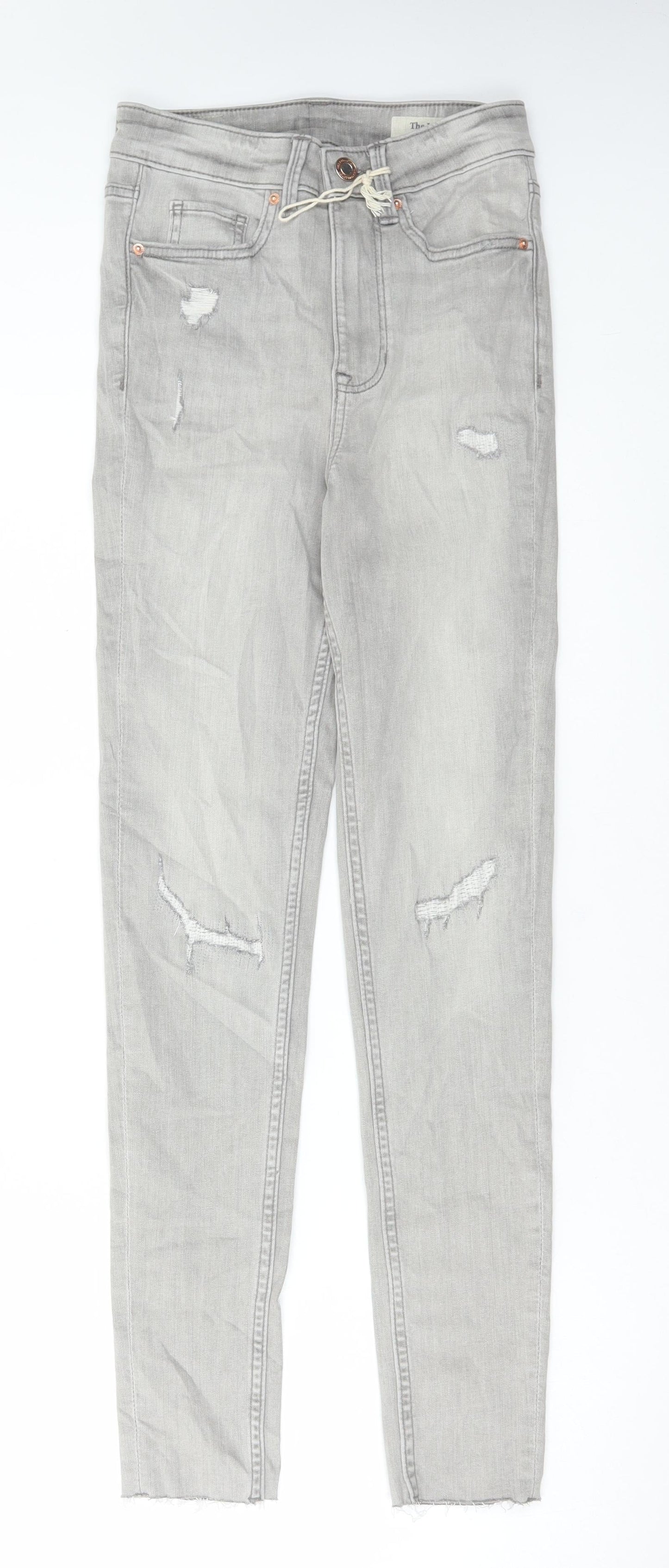 Womens UK Size 6 Marks and Spencer Regular Fit Skinny Grey Jeans