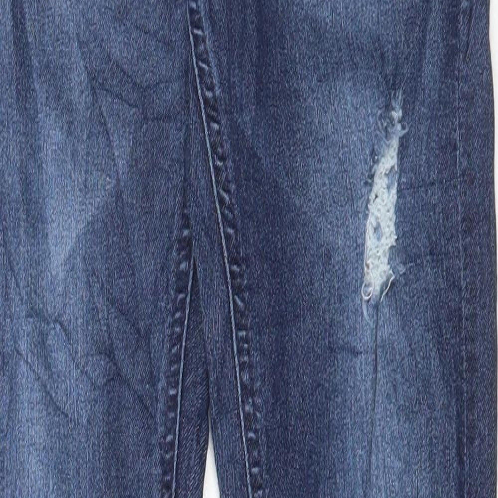 Womens UK Size 4 Marks and Spencer Regular Fit Skinny Blue Jeans