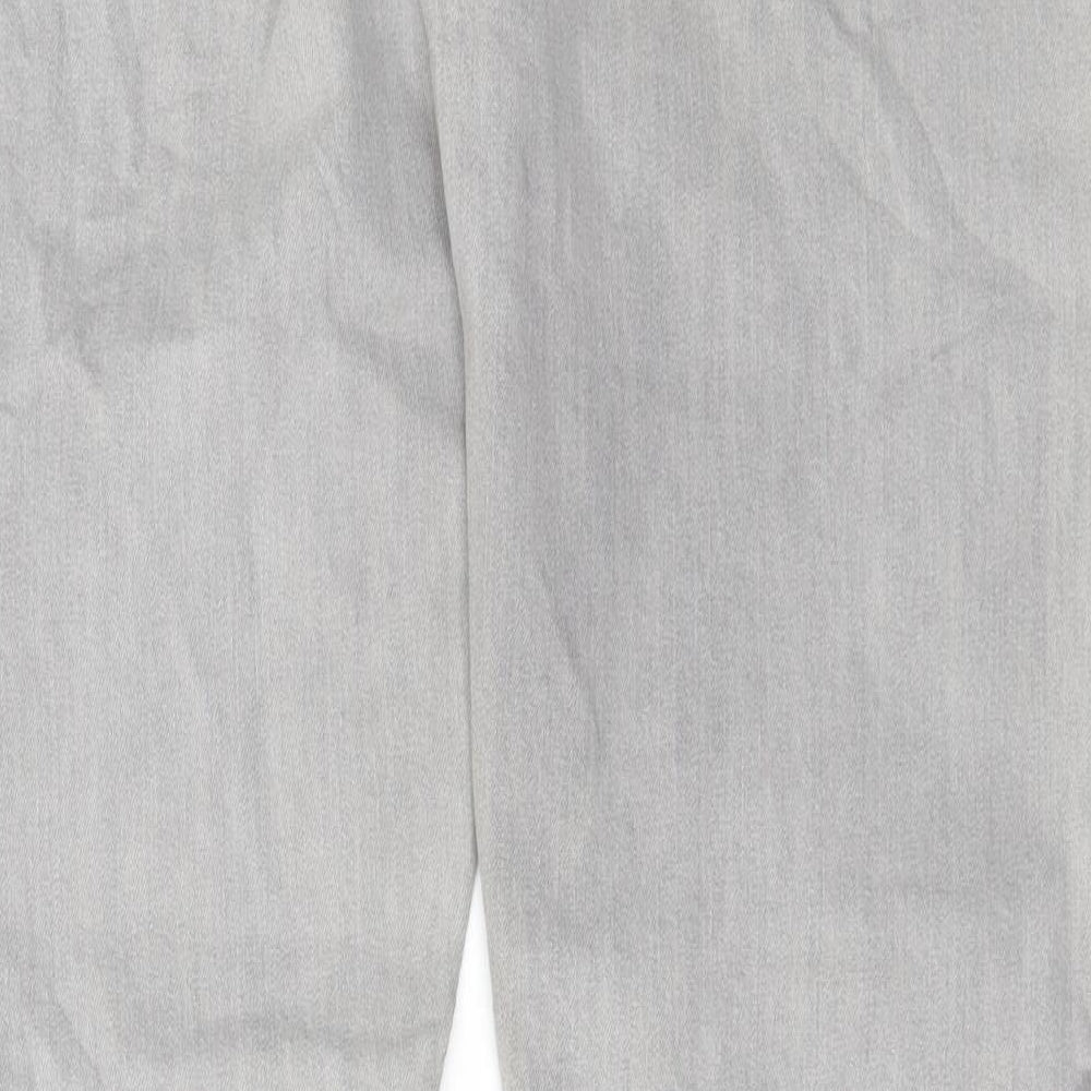 Mens UK Size 34 in Redtag Regular Fit Straight Grey Jeans