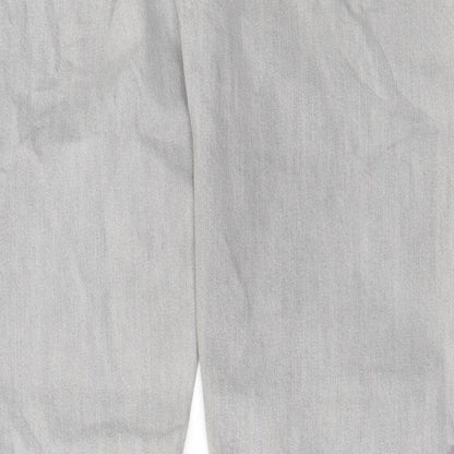 Mens UK Size 34 in Redtag Regular Fit Straight Grey Jeans