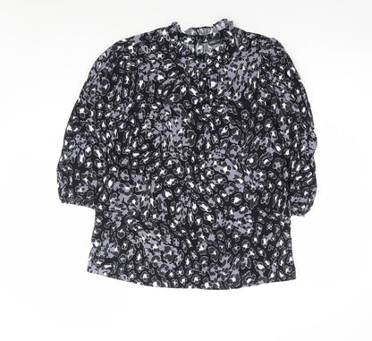 Womens UK Size 10 Marks and Spencer Black Basic Blouse