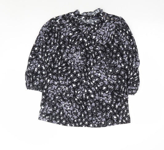 Womens UK Size 10 Marks and Spencer Black Basic Blouse