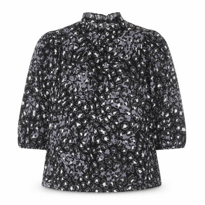 Womens UK Size 10 Marks and Spencer Black Basic Blouse