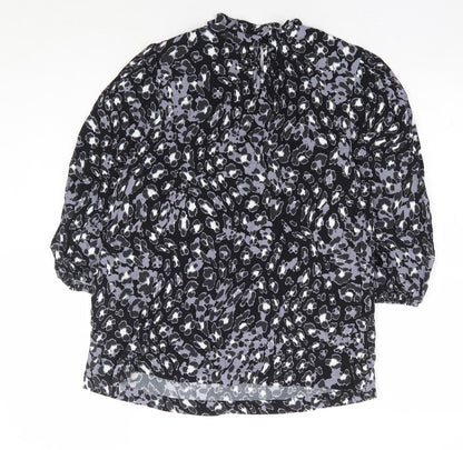 Womens UK Size 10 Marks and Spencer Black Basic Blouse