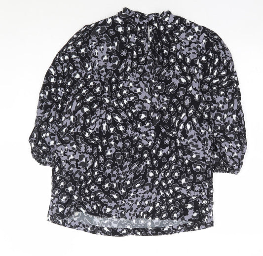 Womens UK Size 10 Marks and Spencer Black Basic Blouse