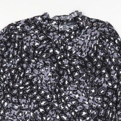 Womens UK Size 10 Marks and Spencer Black Basic Blouse