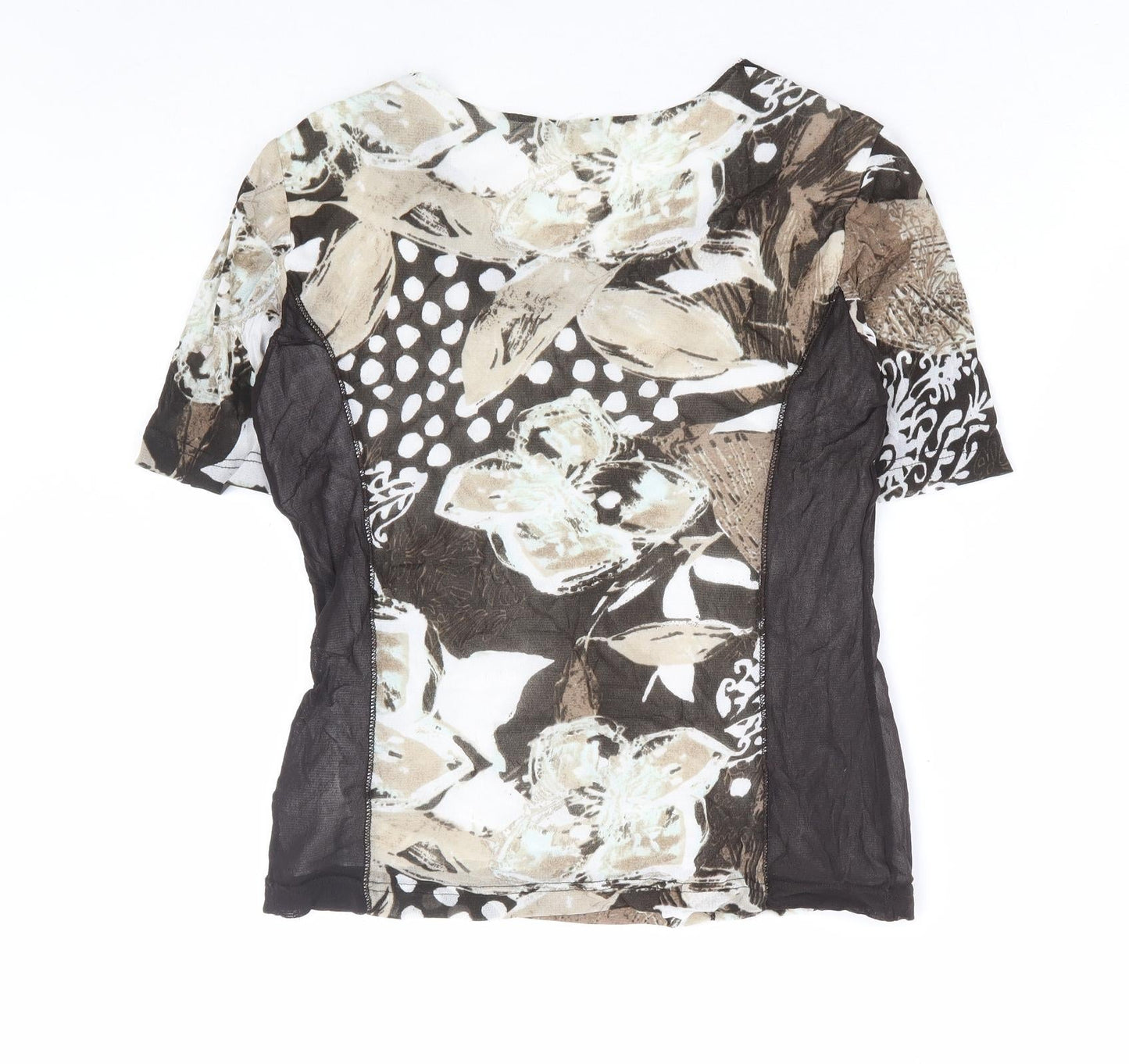 Womens UK Size 10 Gerry Weber Brown Basic T-Shirt