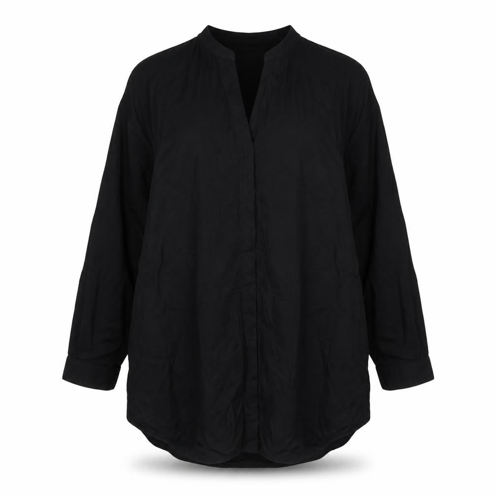 Womens UK Size 8 H&M Black Basic Blouse