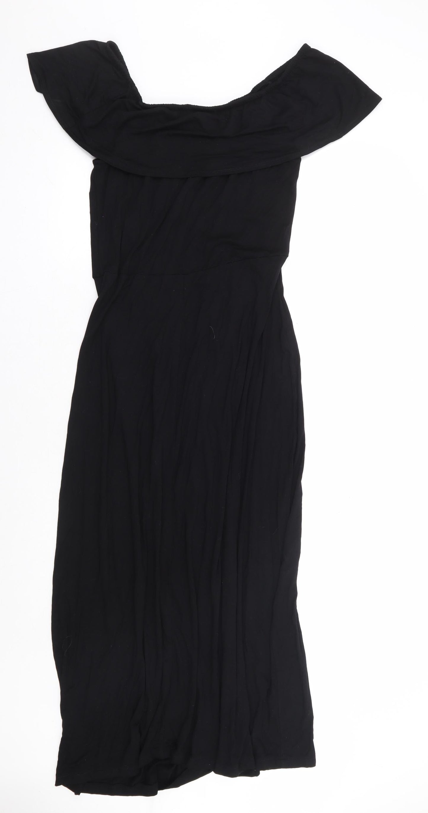 Capsule Womens Black Polyester Maxi Size S Off the Shoulder Pullover