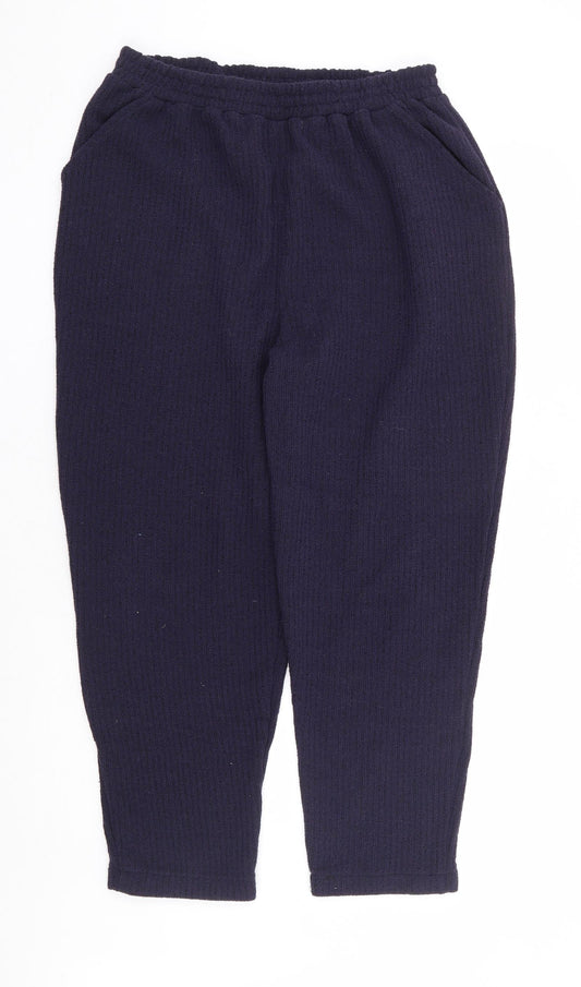 Womens UK Size 14 Berkertex Regular Fit Sweatpants Blue Trousers