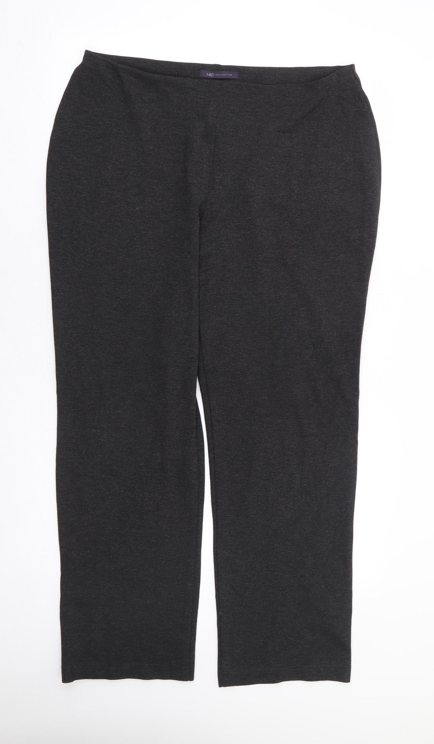 Womens UK Size 36 in Marks and Spencer Regular Fit  Grey Trousers
