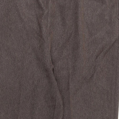 Autonomy Womens Brown Polyester Trousers Size 20 L29 in Regular